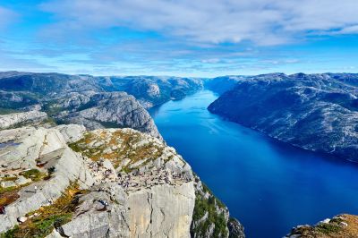 Zdjęcie fiordów norweskich