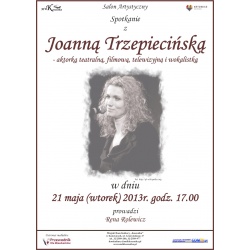 Joanna Trzepiecińska w Salonie Artystycznym na Koszutce