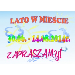 Akcja "Lato w mieście 2014"