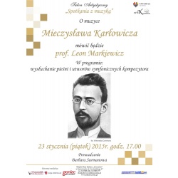Salon Artystyczny - Mieczysław Karłowicz