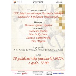 Plakat na koncert