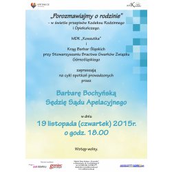 Plakat porozmawiajmy o rodzinie