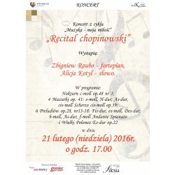 "Muzyka - moja miłość" plakat