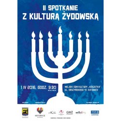 II Spotkanie z Kulturą Żydowską plakat