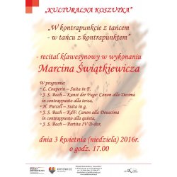 Koncert klawesynowy plakat